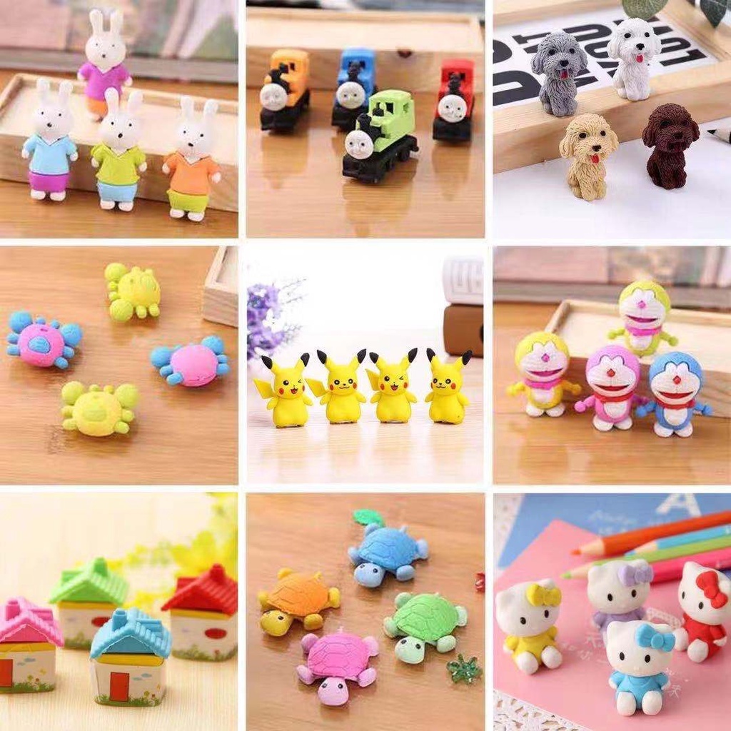 ยางลบน่ารัก ยางลบแฟนซี ยางลบลายหลายให้เลือกเกรดเอ