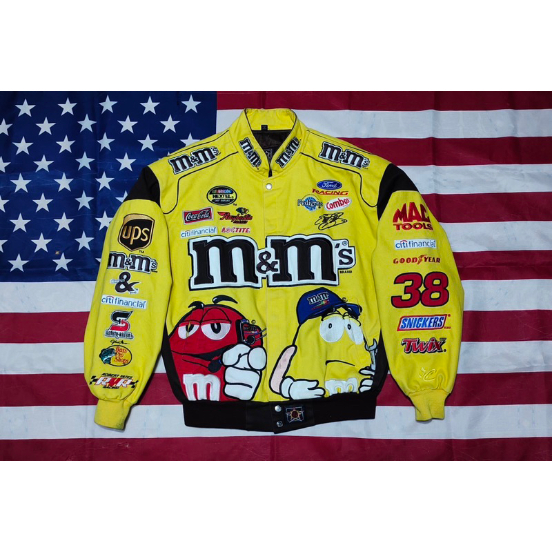 เสื้อแจ็คเก็ตรถแข่ง NASCAR Jacket vintage แท้💯