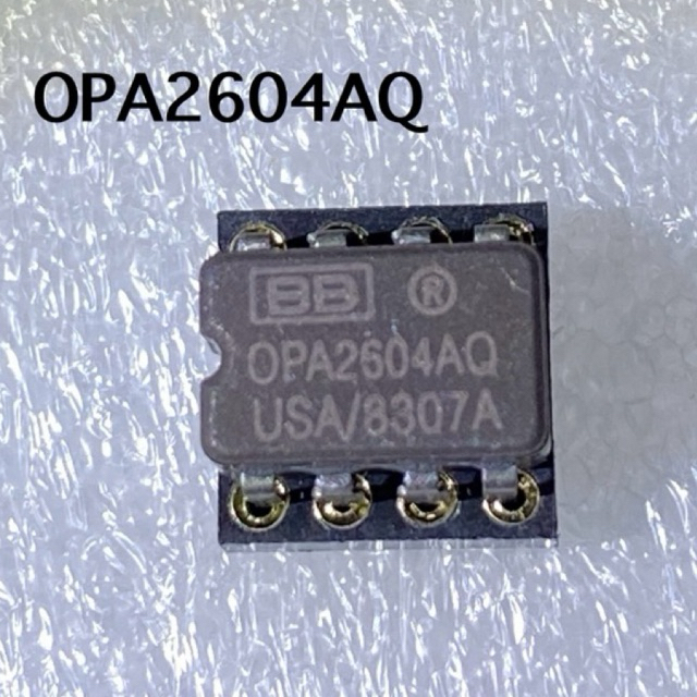 Dual OP-AMP ออปแอมป์ OPA2604AQ DIP-8 ของแท้ ผลิตที่U.K./U.S.A. ตัวถังเซลามิค ราคาต่อ 1 ชิ้น
