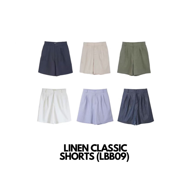 MUMA Linen Classic Shorts (LBB09)
