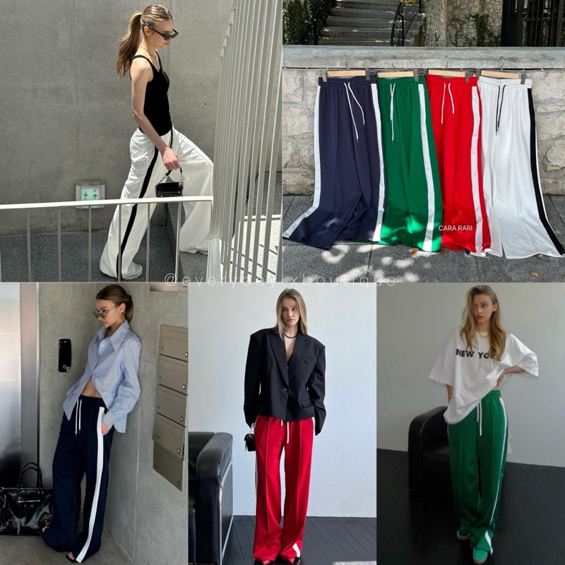 KOREA x sporty sweatpants (490฿) กางเกงวอร์มขายาวเอวสูง ทรงสวยมากกก ผ้าเนื้อหนานุ่มอย่างดี ไม่บาง ไม่ยับง่าย valen