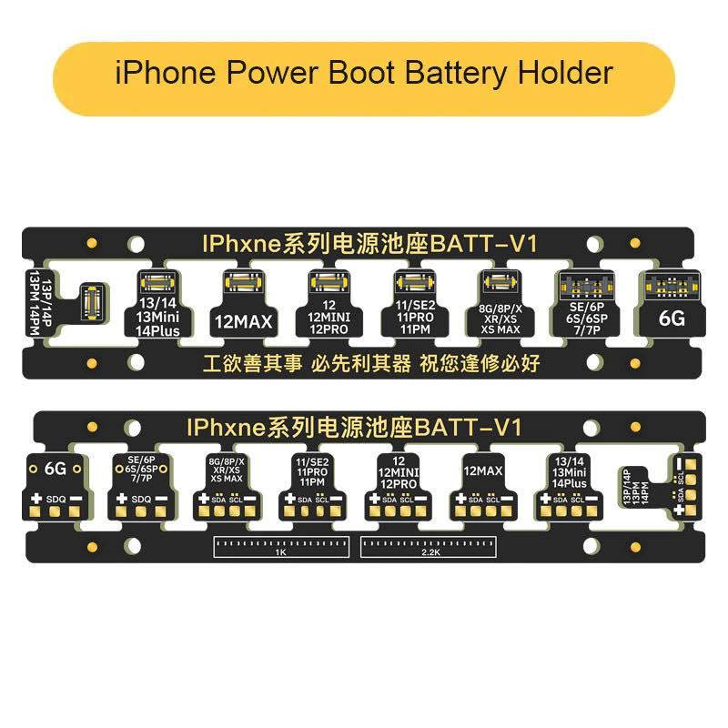 ขั้วแบตเตอรี่ ใช้กับสาย Power Supply DC iPhone 6-15ProMax  แบบอ่อนและแบบแข็ง