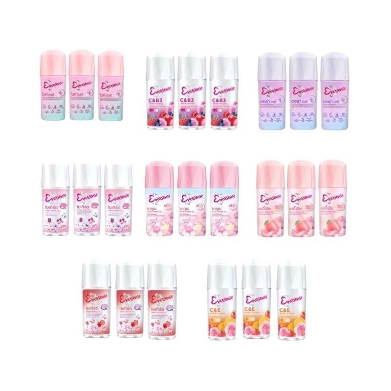 (แพ็ค 3 ชิ้น) / (45มล.) Eversense เอเวอร์เซ้นส์ โรลออน