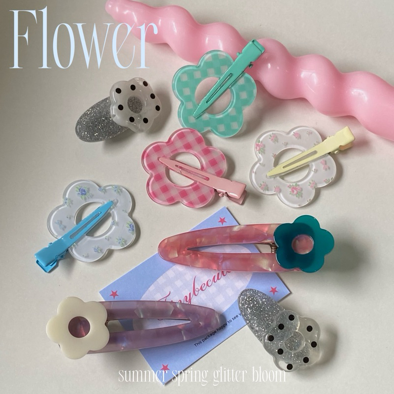 Tinybecute • Flower Gang ꒱ กิ๊บติดผมรูปดอกไม้