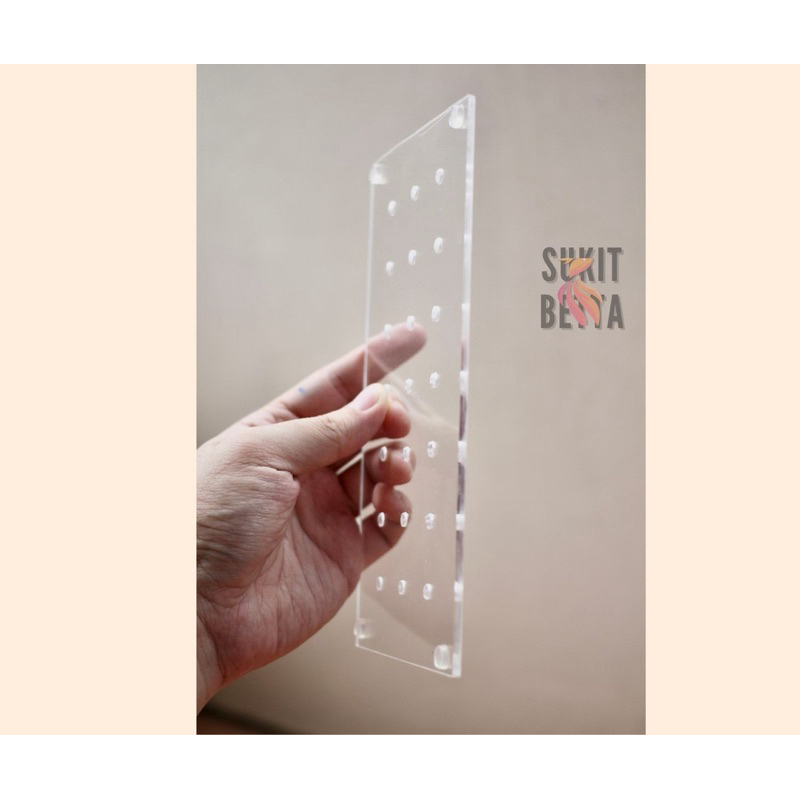 ฝาโหลปลากัด อะคริลิค ตู้ไม้น้ำ ไม้บก ฝากันปลากระโดด ฝาตู้ปลา aquarium terrarium - รูปที่ 3