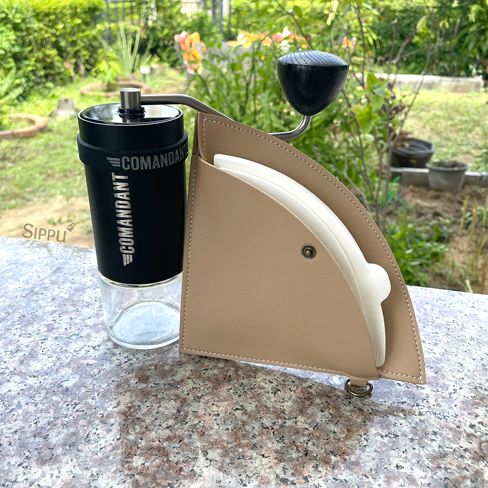 [สลักชื่อฟรี แจ้งในแชท] ซองหนัง ใส่กระดาษฟิลเตอร์ กระดาษกรอง กาแฟ V01 & V02 coffee filter