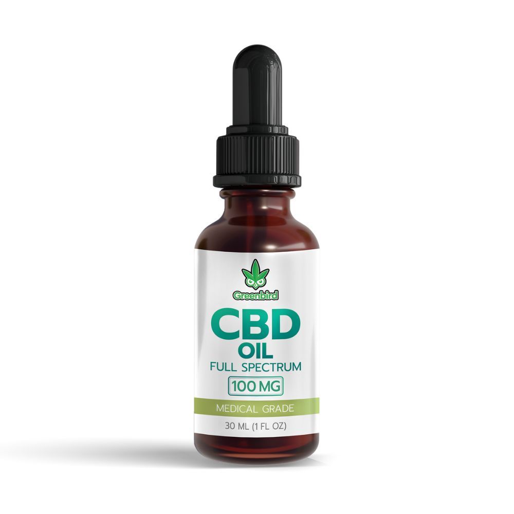 Greenbird น้ำมันกช CBD Oil Full Spectrum 100mg ขนาด 30ml