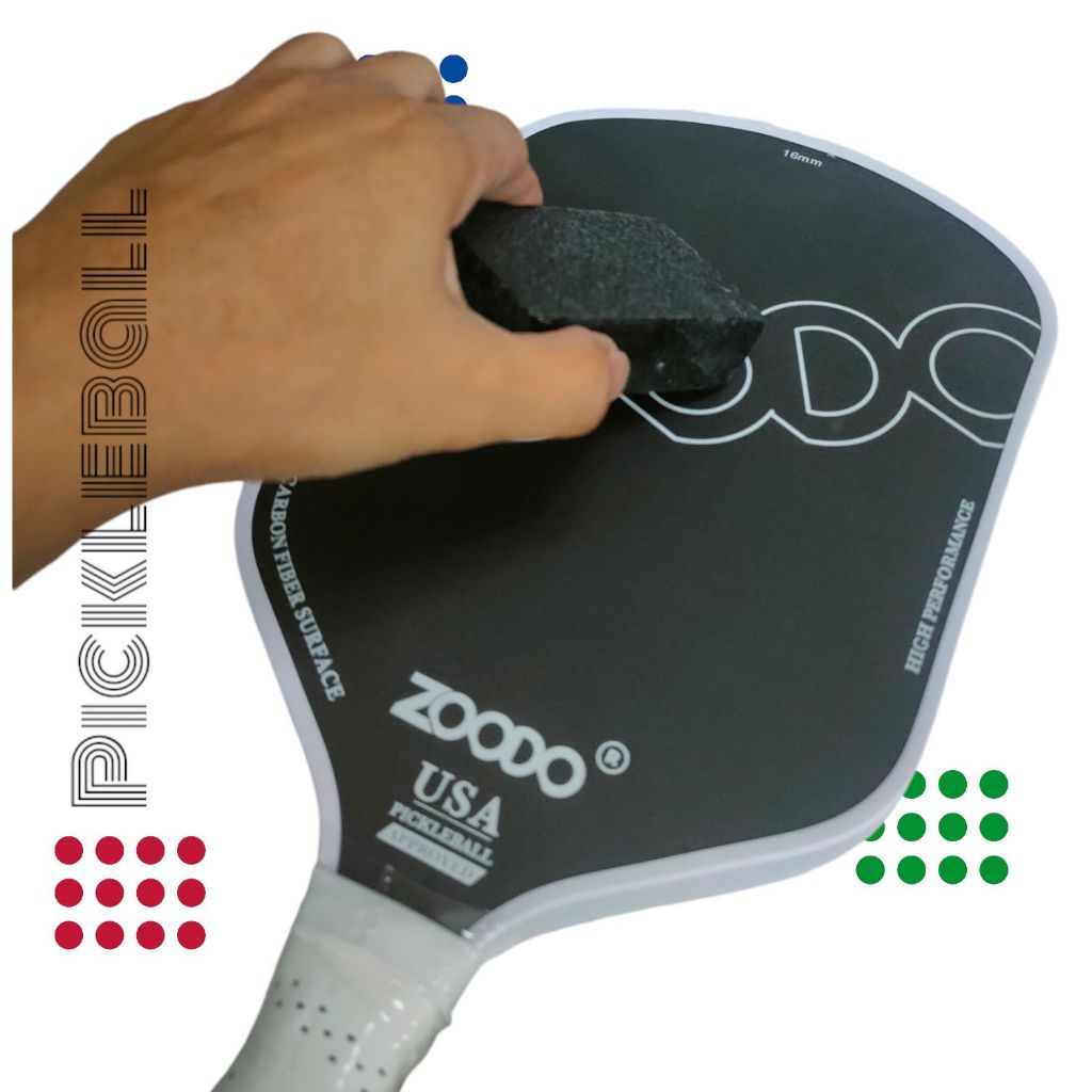 (ร้านคนไทย) Pickleball Paddle Eraser ก้อนยางสำหรับทำความสะอาดหน้าไม้ Pickleball ขนาด 10 x 5 x 2.5 cm