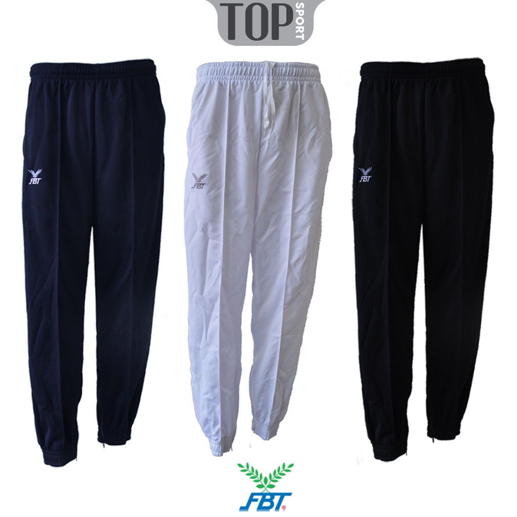 กางเกงวอร์ม ขาจั๊ม FBT C2F725 รวมไซส์ เด็ก อนุบาล ประถม มัธยม ผู้ใหญ่ มีซิปปลายขา