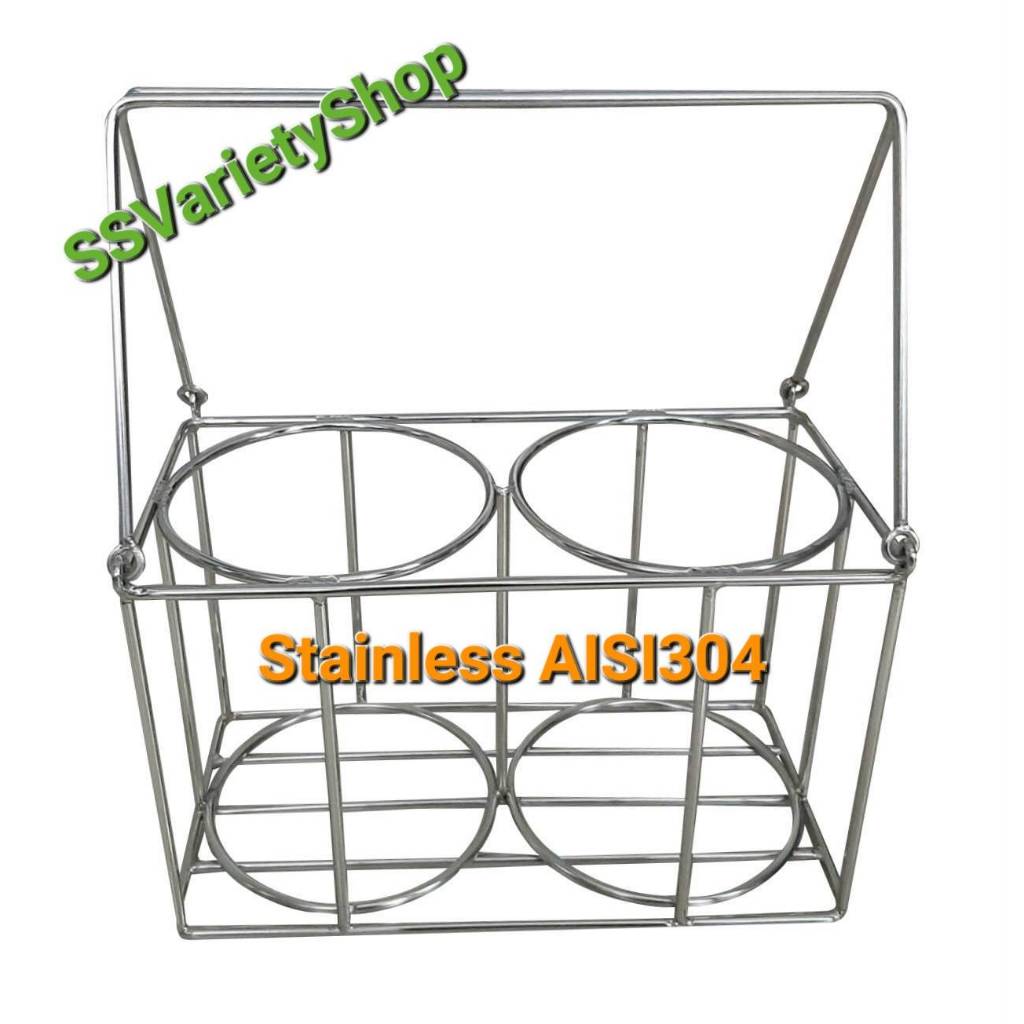 โครงสเตนเลสใส่ขวด Chest Drain 1000 ซีซี (ขวดระบายลมในทรวงอก) สเตนเลสแท้ AISI304 /Stainless Steel Struct for ICD Bottles