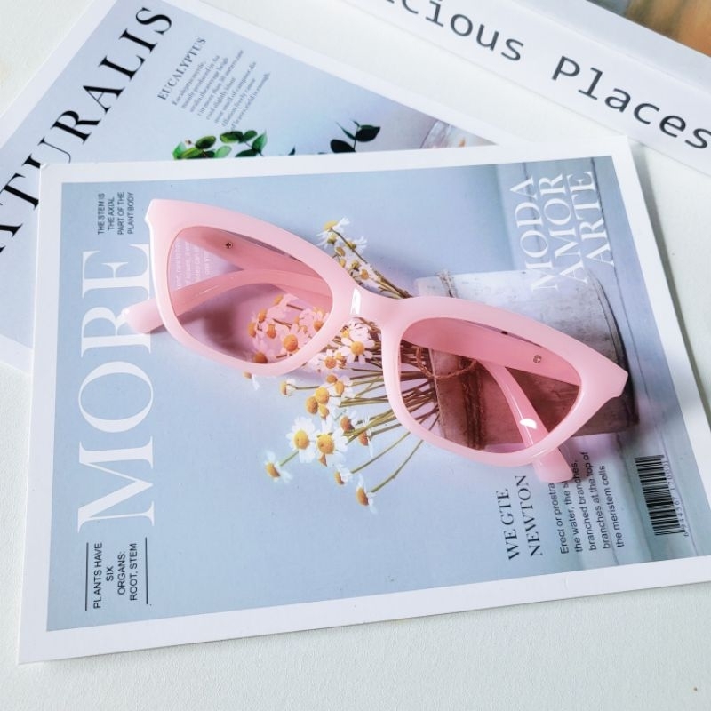 📮พร้อมส่ง📮 GL-2363 แว่นตาแฟชั่น ทรงแคทอายโลโก้เงิน สีมินิมอล [[ร้านไทย🇹🇭จัดส่งจากกรุงเทพ]] - รูปที่ 5