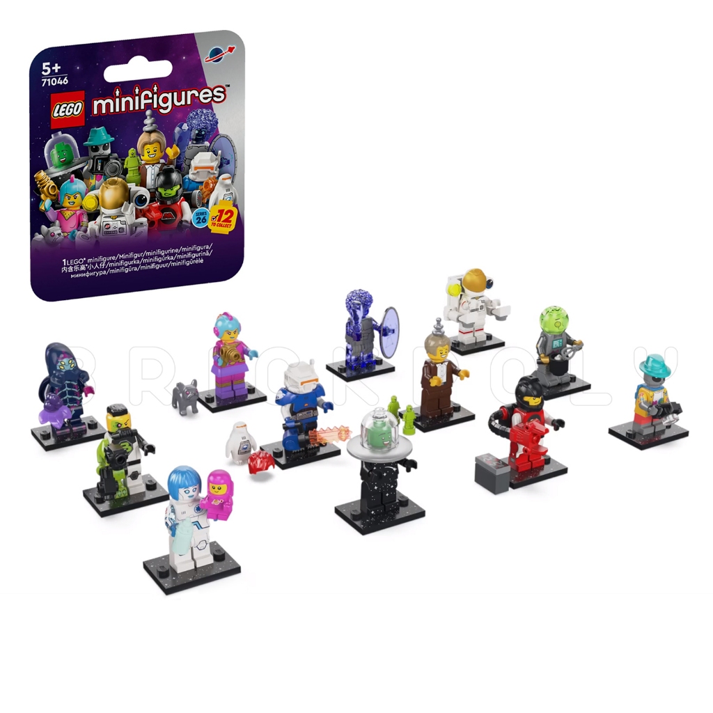 71046 : LEGO Minifigures Series 26 Space ครบชุด 12 ตัว (สินค้าถูกแพ็คอยู่ในแพ็ค ไม่โดนเปิด)