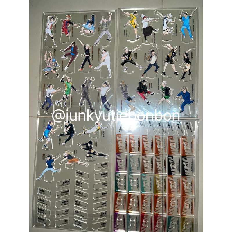 (พร้อมส่ง) Haikyu! 10th anniversary standy acrylic
