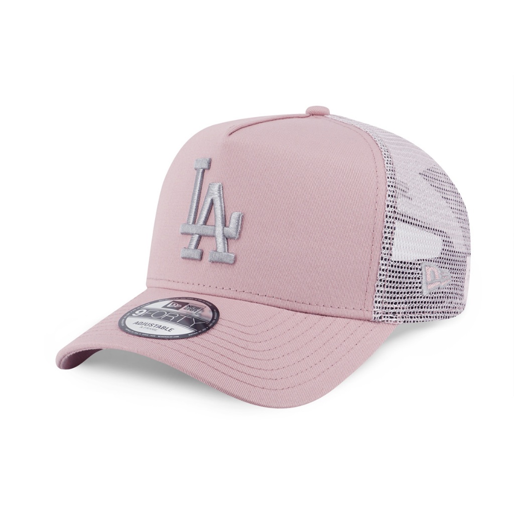 NEW ERA หมวก รุ่น LOS ANGELES DODGERS COLOR ERA DIRTY PINK 9FORTY AF TRUCKER CAP