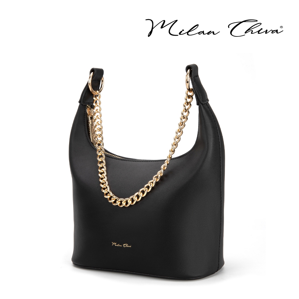 Milan Chiva รุ่น Hand Bag กระเป๋าถือ กระเป๋าสะพายข้าง สายโซ่ สไตล์แฟชั่น สำหรับผู้หญิง หนัง PU