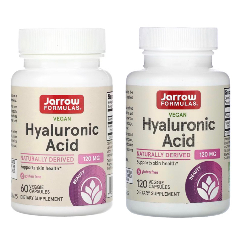exp 25/26 Jarrow Formulas Hyaluronic Acid 120 mg, Dietary Supplement, Skin Health Support