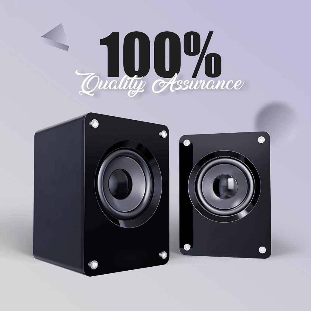 👍ลําโพง ลำโพงคอม ลำโพงแบบมีสาย รองรับการเชื่อมต่อ USB/AUX  เสียงกลางชัด เบสพอดี เหมาะสำหรับการ ฟังเพลง ดูหนังหรือเล่นเกม