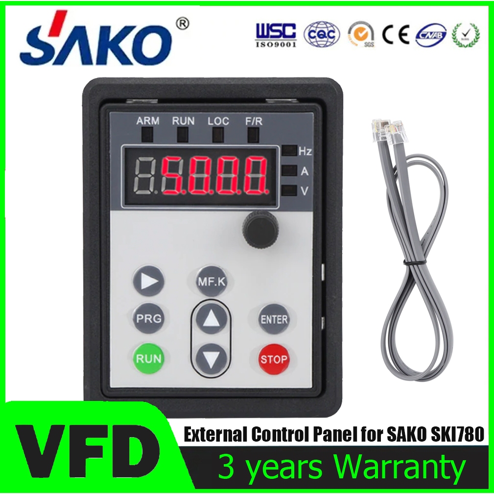 【Thailand Stock】SAKO มินิอินเวอร์เตอร์ SKI780 series แผงควบคุมภายนอก VFD External Control Panel