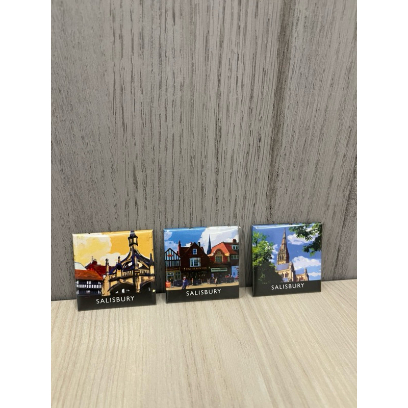 magnet ติดตู้เย็น จากประเทศอังกฤษ เซต 3 ชิ้น ใหม่