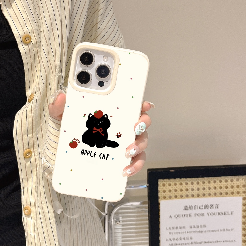 ในสต็อก เคสไอโฟน iPhone 16 15 14 13 12 11 Pro Max เคส for xs xr 7 8 Plus น่ารัก พกง่ายๆ การป้องกันการตก Soft Case