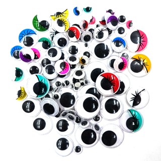 ลูกตากลิ้ง ลูกตาปลอม มีกาวในตัว ขนาด 6 - 12 มม (50 ชิ้น 100 …