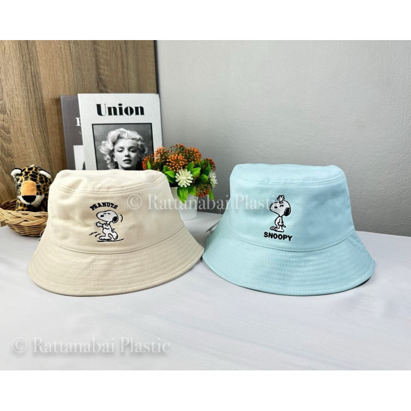 Moshi Moshi หมวกบักเก็ต ลาย SNOOPY ลิขสิทธิ์ของแท้