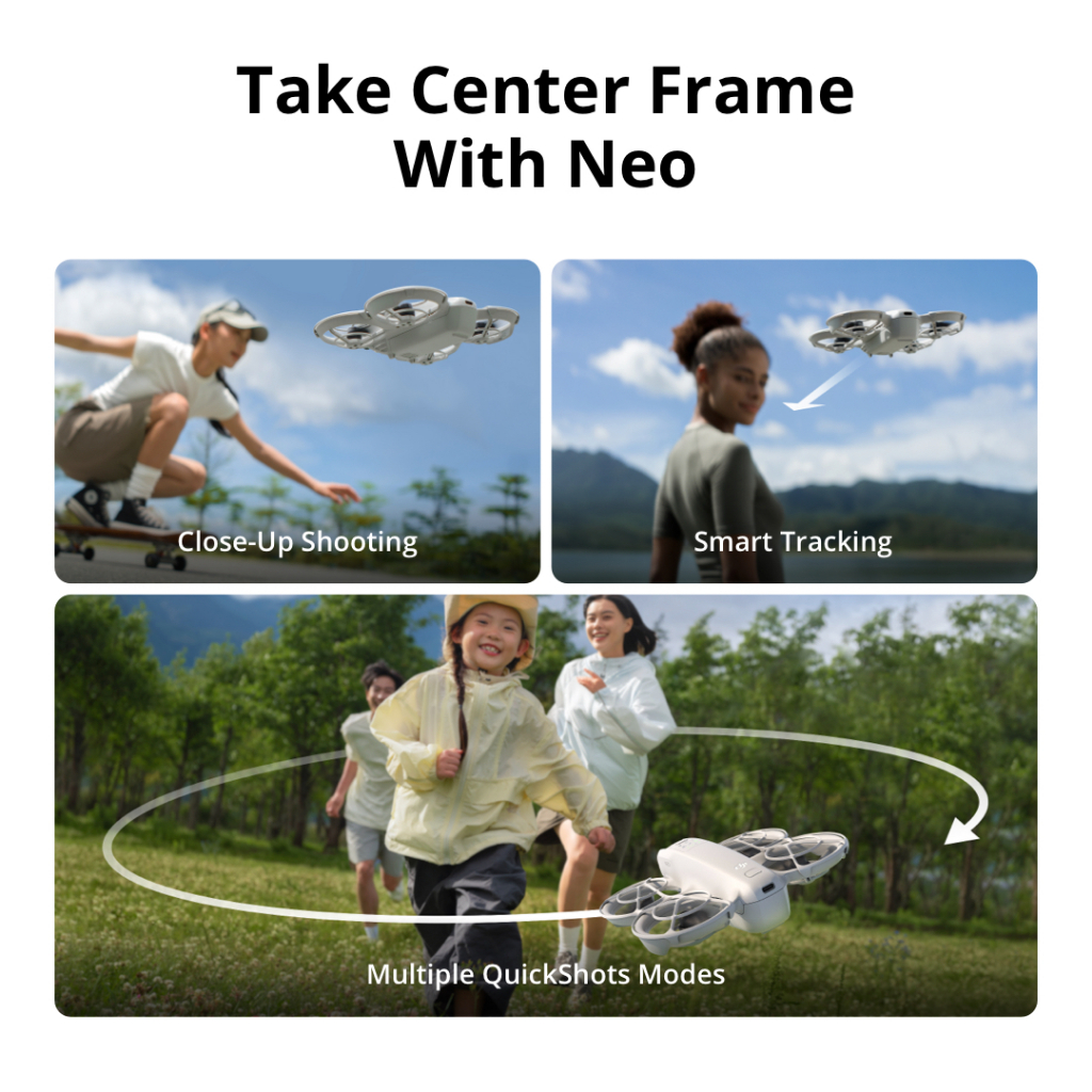 [พร้อมส่ง] DJI NEO - Camera Drone | โดรนไซส์มินิ | 1/2" 4K/30fps | น้ำหนัก 135g | บินง่าย น้ำหนักเบา
