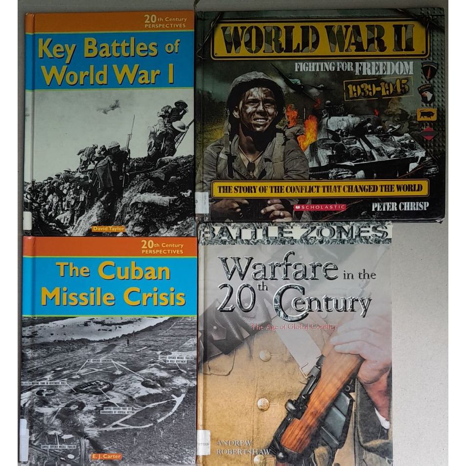 kh15-3 WW I, WWW II, Cuban Missile Crisis, Warfare 20th Century , หนังสือมือสอง ปกแข็ง ความรู้