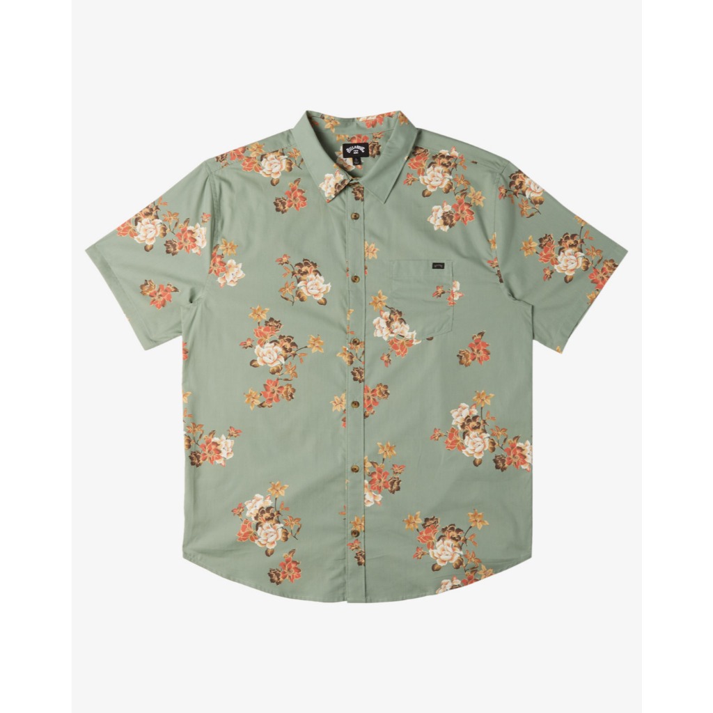 Billabong เสื้อเชิ้ตสำหรับผู้ชาย Double Vision Sundays - Short Sleeve Shirt for Men 243 ABYWT00232-SAG