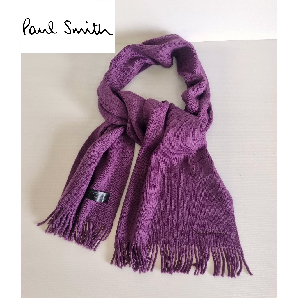 ผ้าพันคอ Paul Smith มือสองของแท้