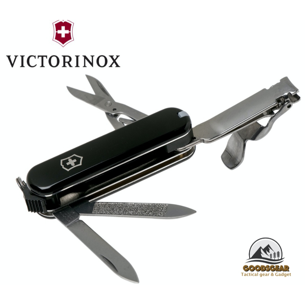 กรรไกรตัดเล็บ Victorinox Nail Clip Black 580 Multi-Tool 0.6463.3US2