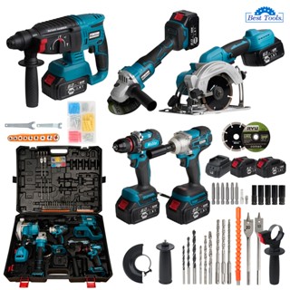 (แพ็ค5) MOLITA สว่านไร้สาย 299V +เครื่องเจียร์ไร้สาย + สว่าน…