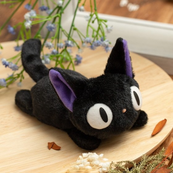 KiKi's Delivery Service Sun Arrow Studio Ghibli Soft Hand Ball Jiji Plushie K9037 [Japan Shipped]