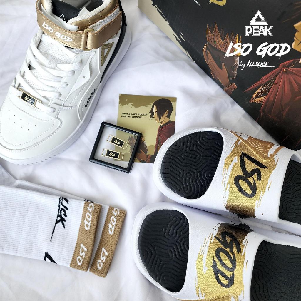 PEAK × ILLSLICK إكسسوارات أربطة حذاء ISO GOD (إصدار محدود) — صورة 4