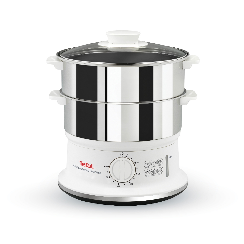 Tefal หม้อนึ่งสแตนเลสไฟฟ้า VC145130 CONVENIENT SERIES ความจุ 6 ลิตร กำลังไฟ 980 วัตต์ รับประกัน 2ปี