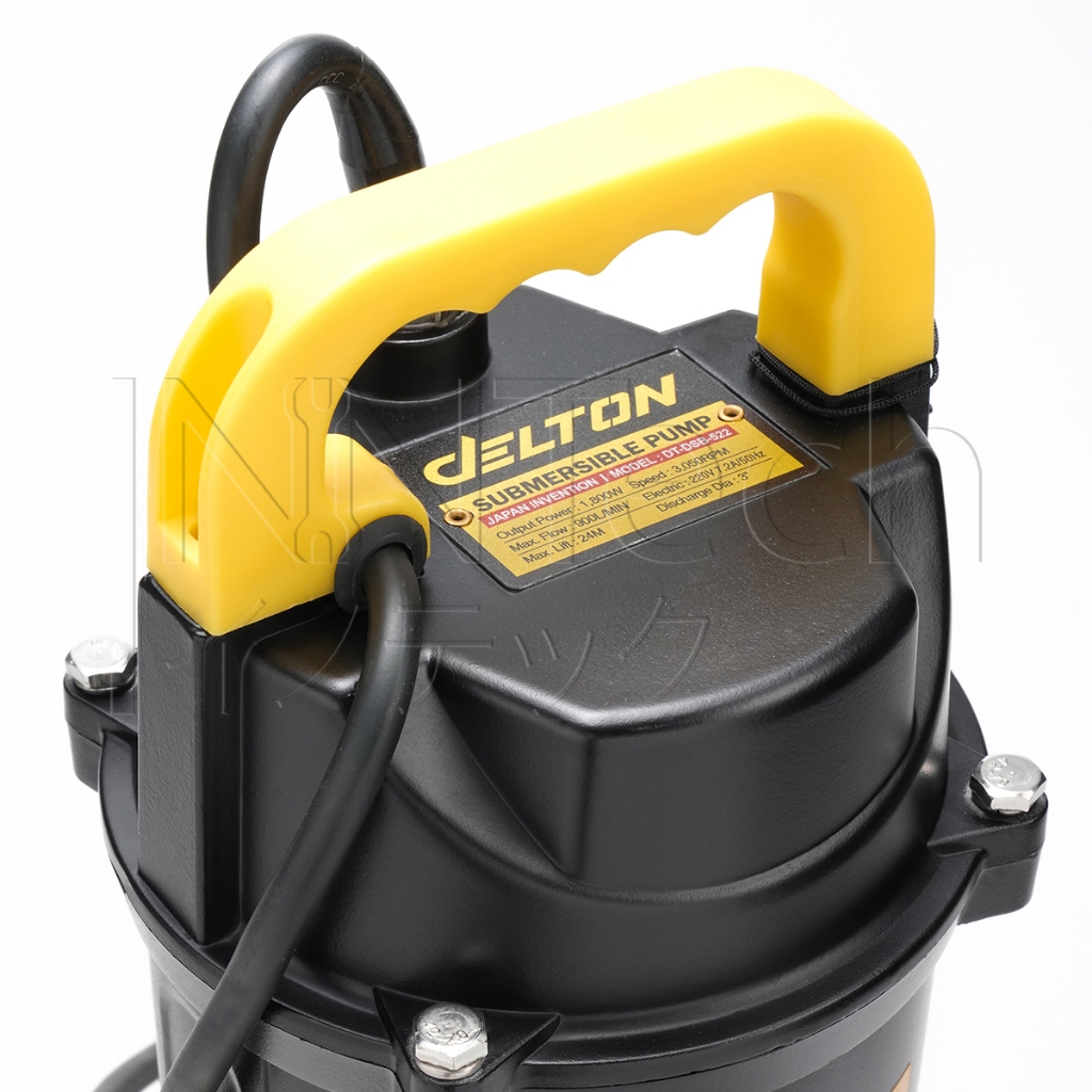 ปั๊มแช่ 3 นิ้ว ปั๊มจุ่ม ไดโว่ ดูดโคลน 1,800W 2HP มอเตอร์ทองแดงแท้ 100% Divo แรงดันสูง Submersible Pump (3 นิ้ว) - รูปที่ 5