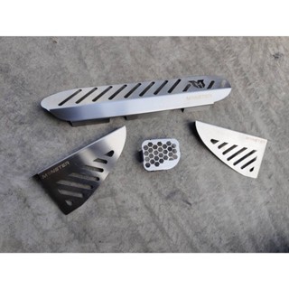 กันหนู new Pajero 2015-2023 4 ชิ้น สเตนเลส ลายขวาง new trito…