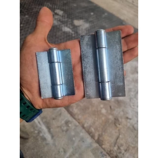 บานพับประตูเหล็ก แบบถอดไม่ได้ บานสวิงประตู ขนาด 2.5"-3.5"-4" ทำจากเหล็กชุบซิงค์ ทำจากเหล็กชุบซิงค์ ชุบรุ้ง