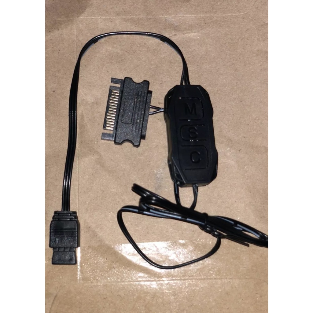 ส่งจากไทย สายแปลง Sata to ARGB แปลงจาก sata to ARGB ขนาดเล็ก เออาจีบี พร้อมรีโมท