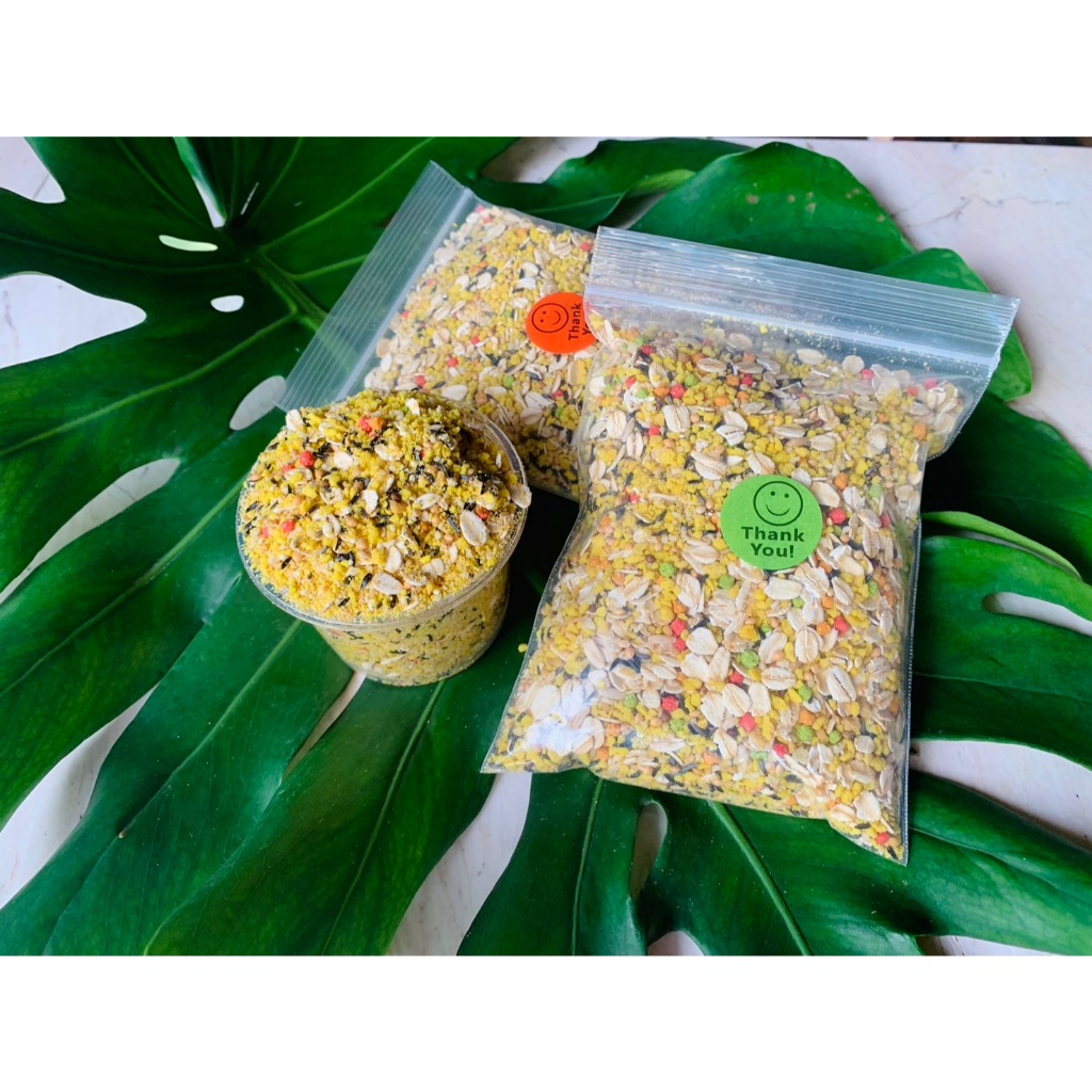 อาหารไข่ สูตรบำรุง เสริมทั้งแม่และลูก และ นกวัยหัดแทะ อาหารนก อาหารเสริม สำหรับนกแก้ววัยหัดแทะ และ เลี้ยงลูก ( 200 กรัม)