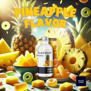 กลิ่นผสมอาหารเข้มข้น กลิ่นสับปะรด ( Pineapple) Flavour, ละลายน้ำ ( Water Soluble ) 30 g, 100 g