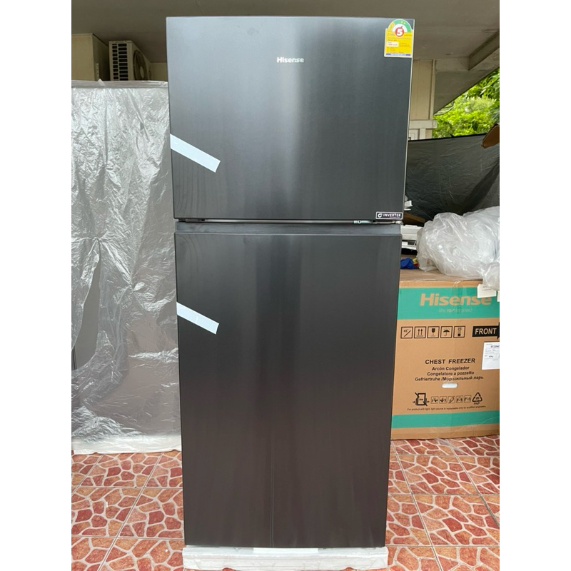 ตู้เย็น 2 ประตู สีดำ HISENSE RT488NAF1 13.8Q อินเวอร์เตอร์ ลด40-60%_ใหม่B-Grade