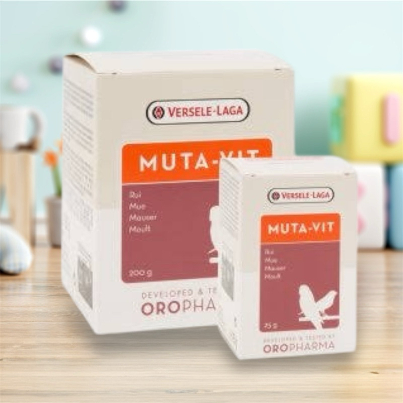 MUTA VIT 25g-200g. สำหรับนกช่วงผลัดขน