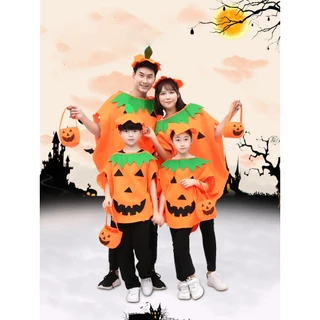 🎃ส่งไว จากไทย 🎃 ฮาโลวีน ชุดฟักทอง เด็ก-ผู้ใหญ่ ชุดคอสเพลย์ ชุดแฟนซี Halloween ชุดฟักทองเด็ก