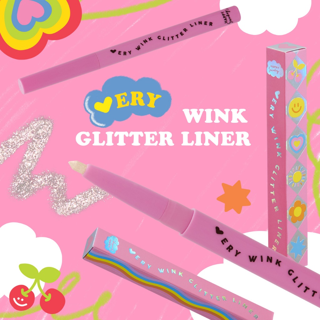 [EXP 08/2025] HAPPY SUNDAY VERY WINK GLITTER LINER - CHAMPAGNE