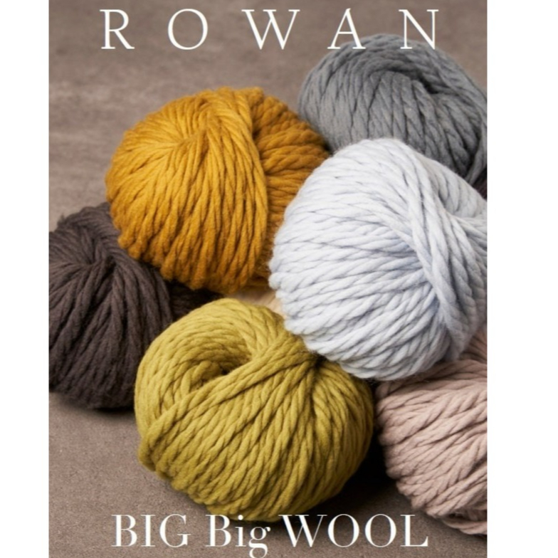 ROWAN BIG Big Wool ไหมพรม merino wool 100% made in Romania