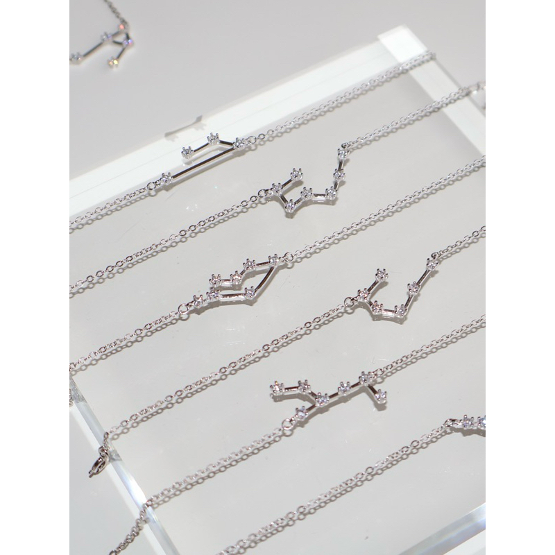 A.piece กำไลเงินแท้ [all silver 925] Zodiac constellation bracelet