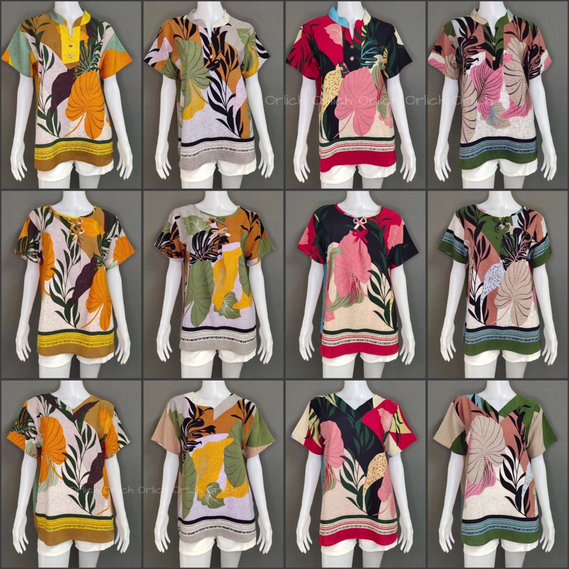 เสื้อ ผ้าไหมอิตาลี อก 44 นิ้ว ผ้าพริ้ว ใส่แล้วไม่ร้อน ไม่ยับ สีไม่ตก มีเก็บเงินปลายทาง