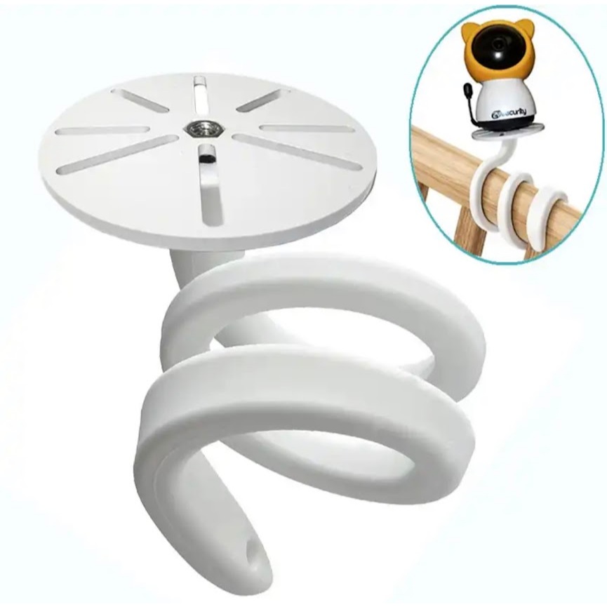 2024 ที่ยึดจอเด็กแบบยืดหยุ่นสำหรับเปลเด็กทารกอุปกรณ์ติดกล้องขาตั้งกล้อง IP แบบม้วนงอได้โดยไม่ต้องใช้เครื่องมือ