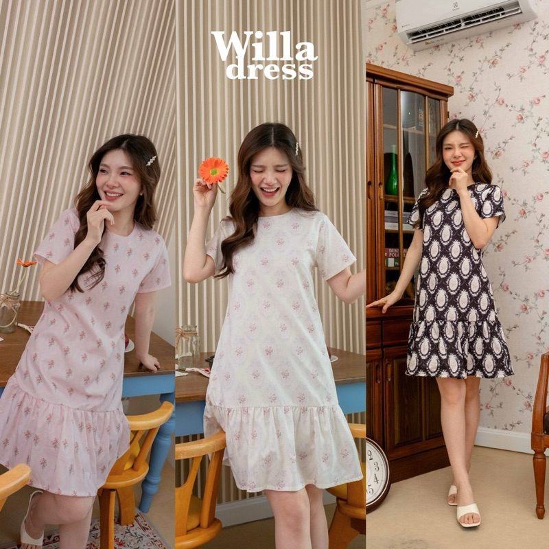 Willa ลายผ้าดอกไม้วินเทจ
